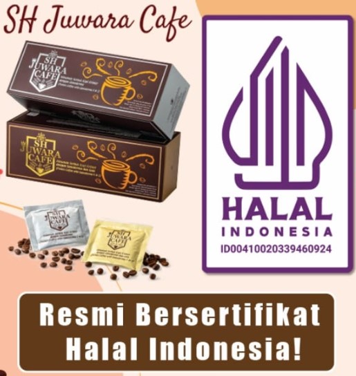 Sertifikat Halal Kopi SH JUWARA Cafe
