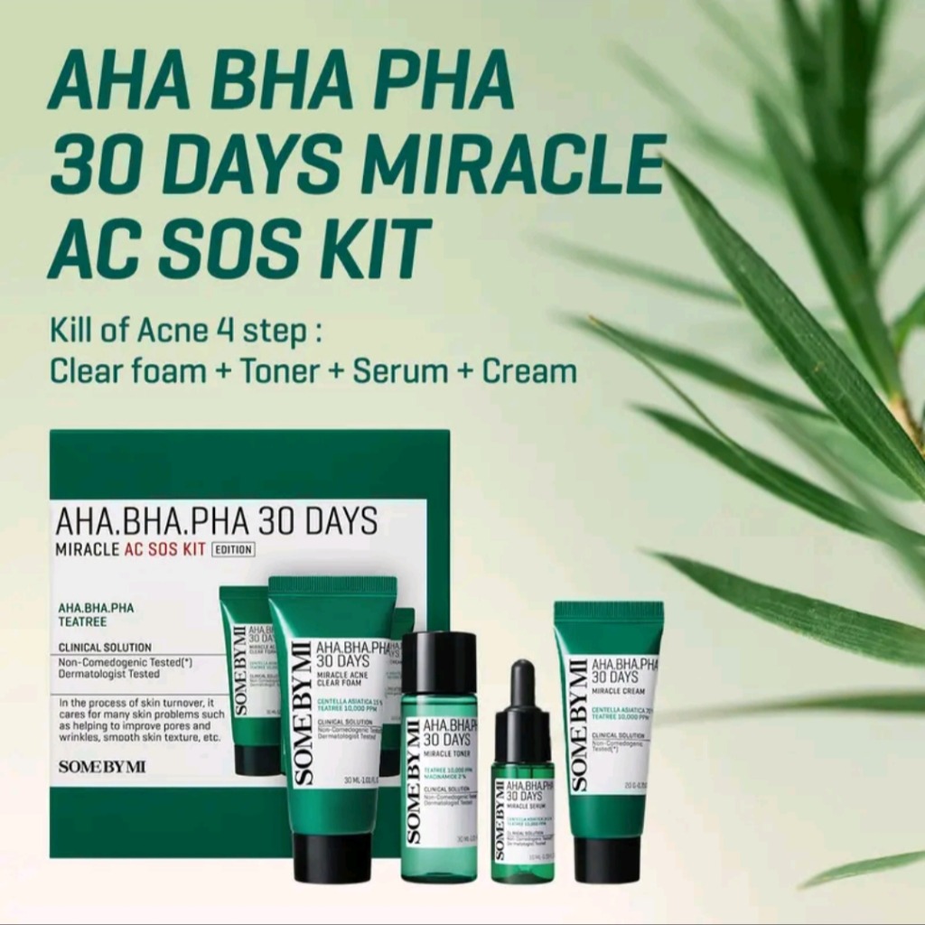 Aha Bha Pha 30 Days Miracle AC SOS Kit SOME BY MI