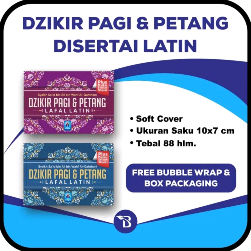 Buku Dzikir Pagi Petang Plus Tulisan Latin