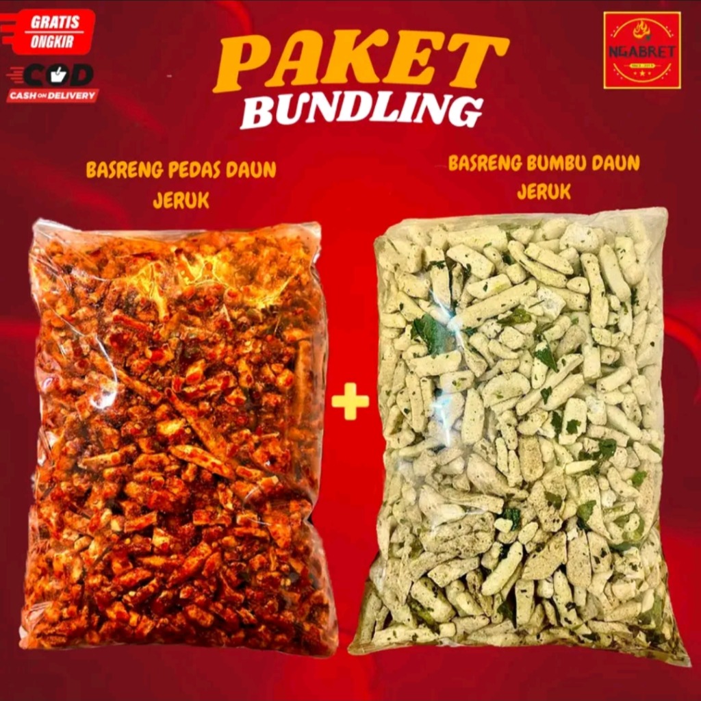 Paket Hemat Basreng Pedas ORI 500 gram