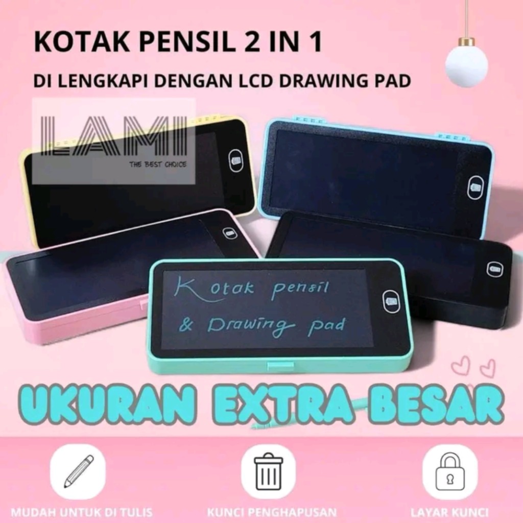 Kotak Pencil dan Drawing Box Multifungsi
